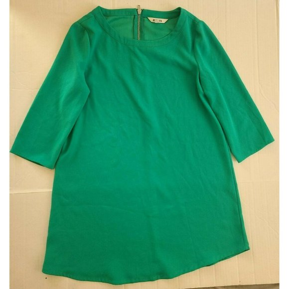 BB Dakota Tops - BB Dakota Womens Green Top 1/4 Zip Back